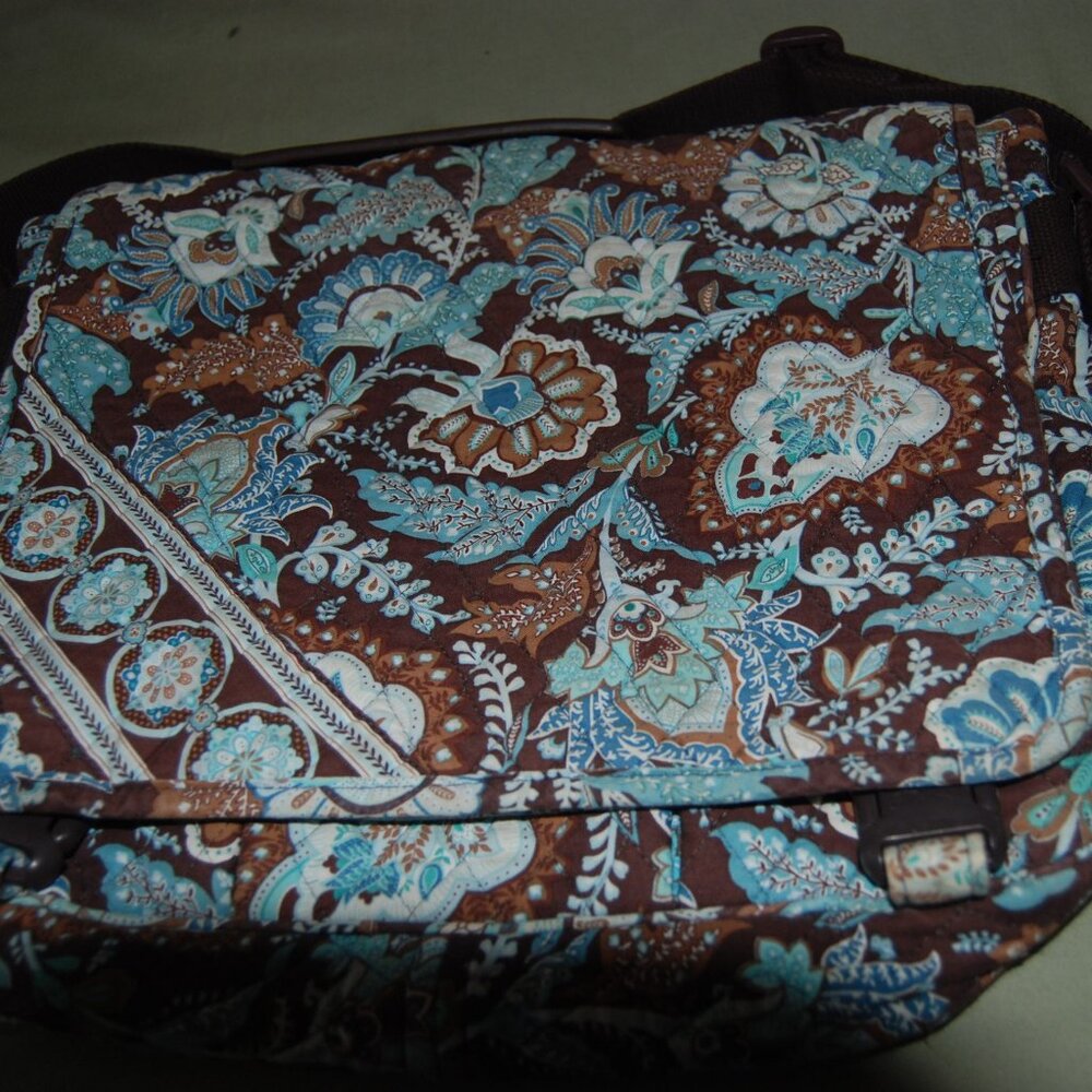 Vera Bradley Messenger Bag in Java Blue